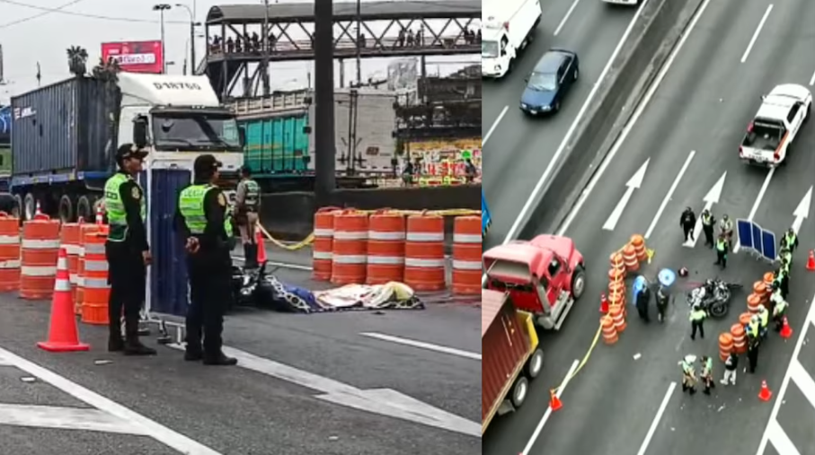 Tragedia en la Vía Evitamiento: dos jóvenes murieron en un accidente cerca al puente&nbsp;Acho
